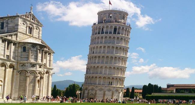 Leaning Tower of Pisa Its inclination can be counterbalance, so do ours
